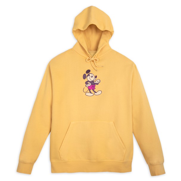 Mickey Mouse Genuine Mousewear Pullover Hoodie for Adults – Gold