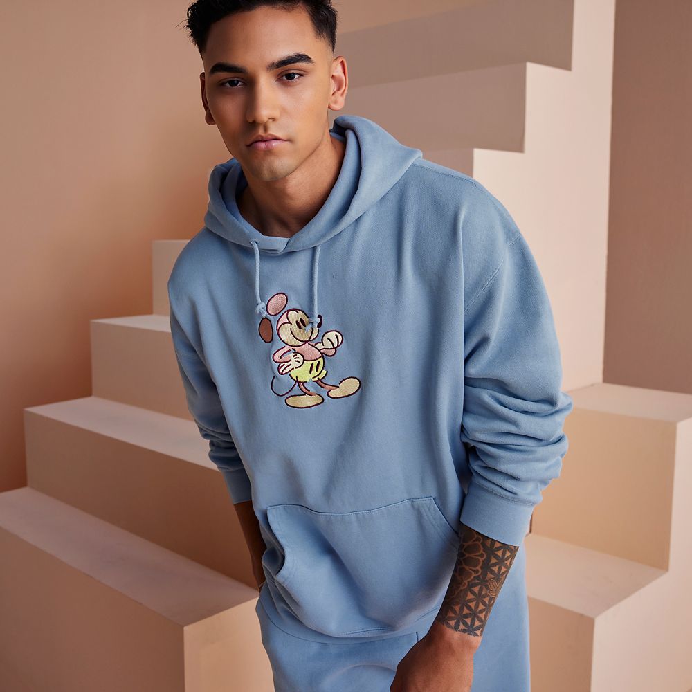 Mickey Mouse Genuine Mousewear Pullover Hoodie for Adults - Blue