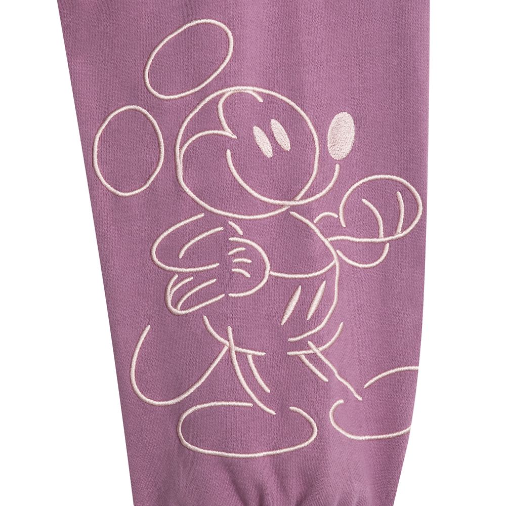 Mickey Mouse Genuine Mousewear Sweatpants for Adults – Plum