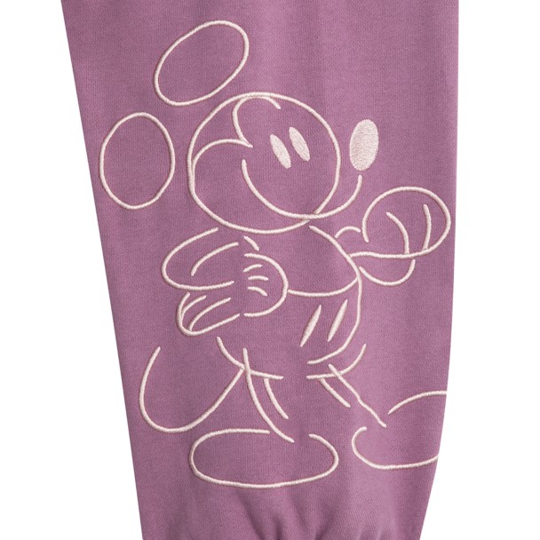 Mickey Mouse Genuine Mousewear Sweatpants for Adults – Plum
