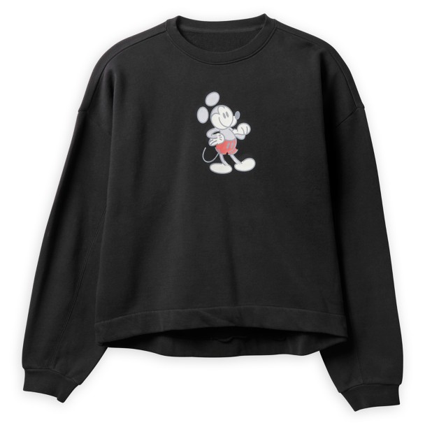Mickey Mouse Genuine Mousewear Pullover Sweatshirt for Women – Black