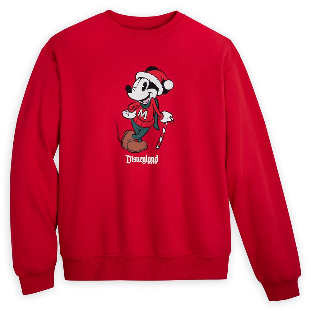 Mickey Mouse Christmas Sweatshirt for Adults – Disneyland