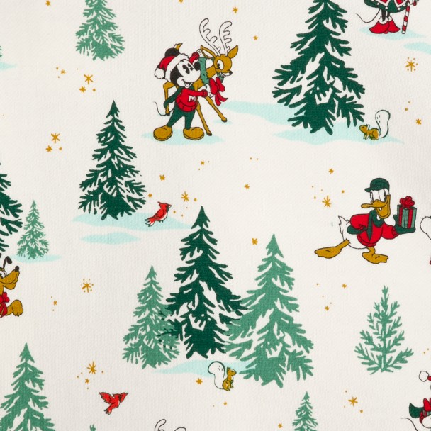 Mickey Mouse and Friends Holiday Zip Hoodie for Women
