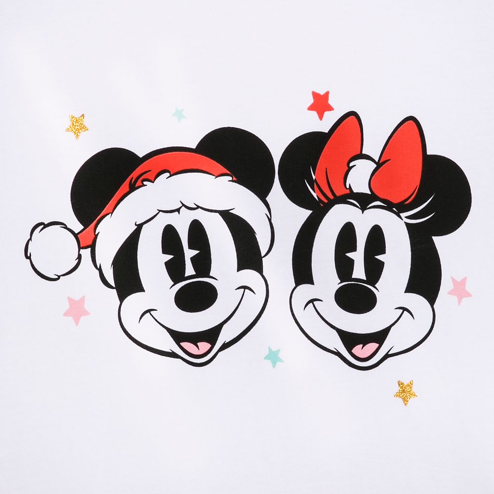 Mickey and Minnie Mouse Holiday Top for Women