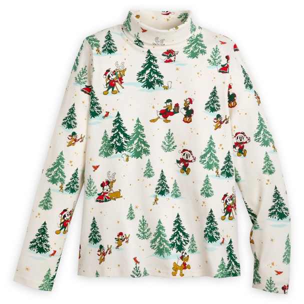 Mickey Mouse and Friends Holiday Knit Turtleneck for Women