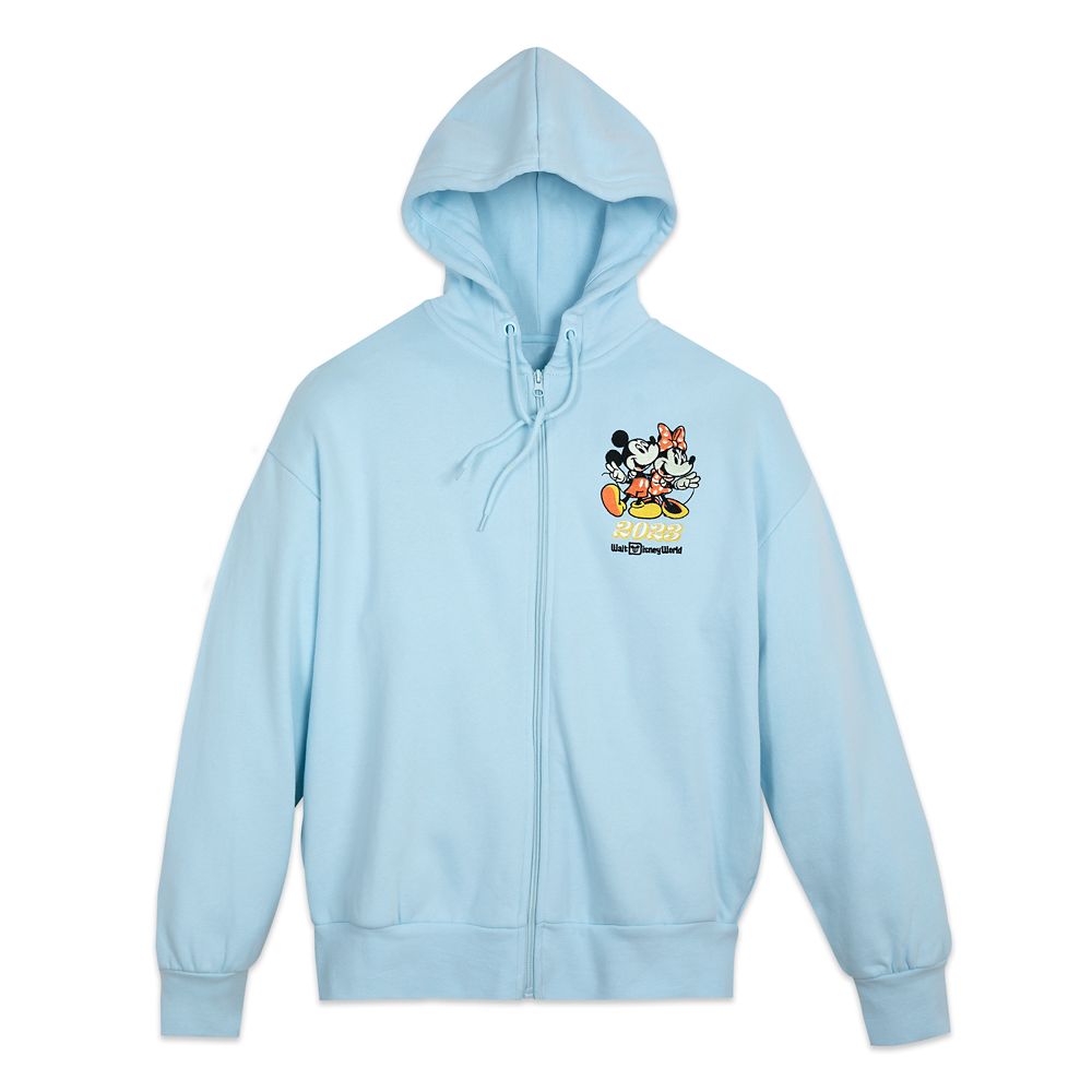 Mickey and Minnie Mouse Zip Hoodie for Women – Walt Disney World 2023