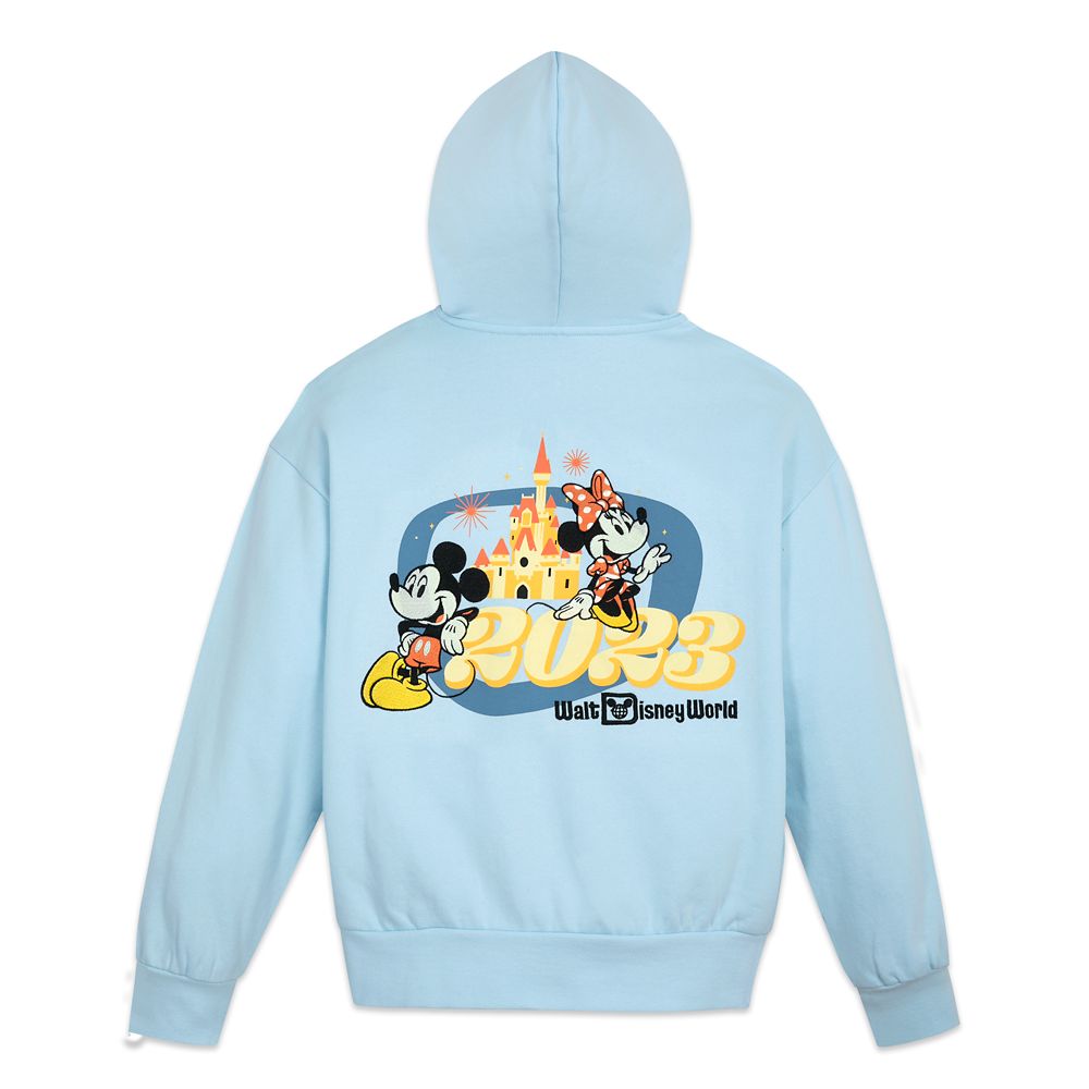 Mickey and Minnie Mouse Zip Hoodie for Women – Walt Disney World 2023