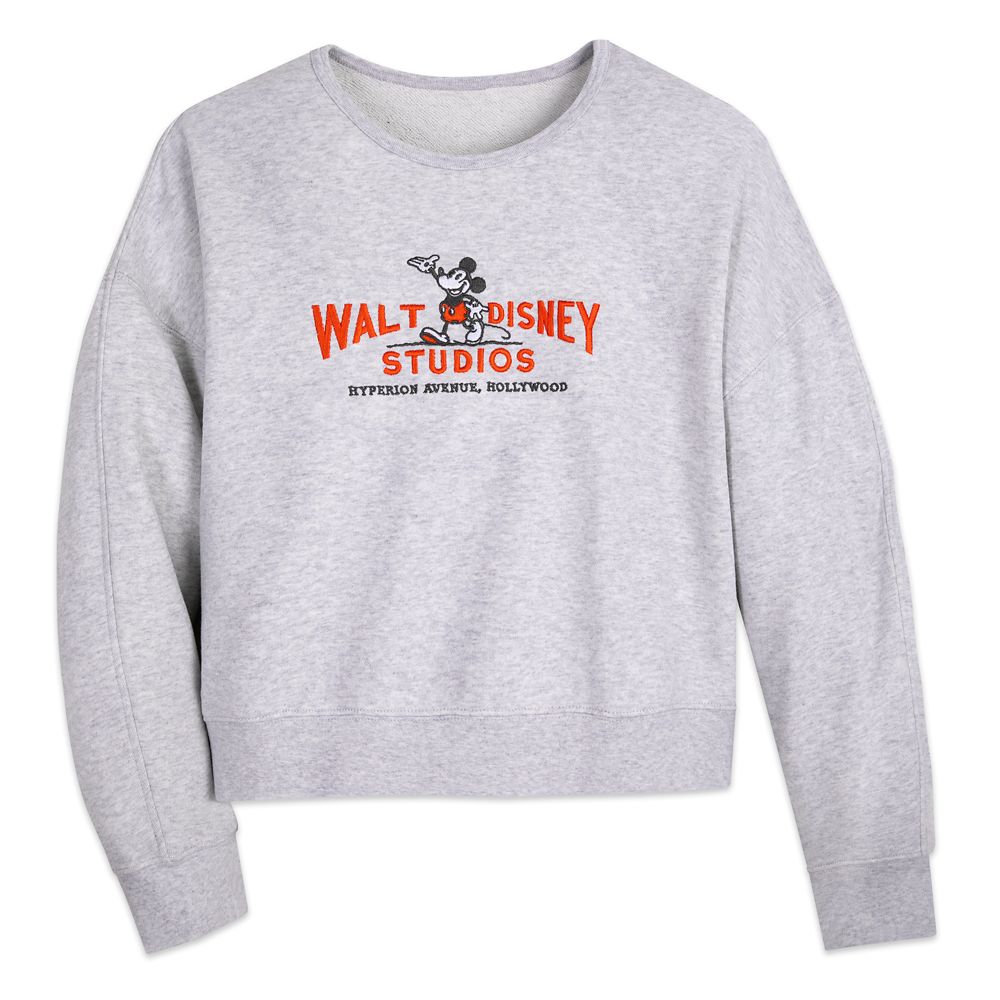 Mickey Mouse Walt Disney Studios Pullover Sweatshirt for Women – Disney100 is now available for purchase