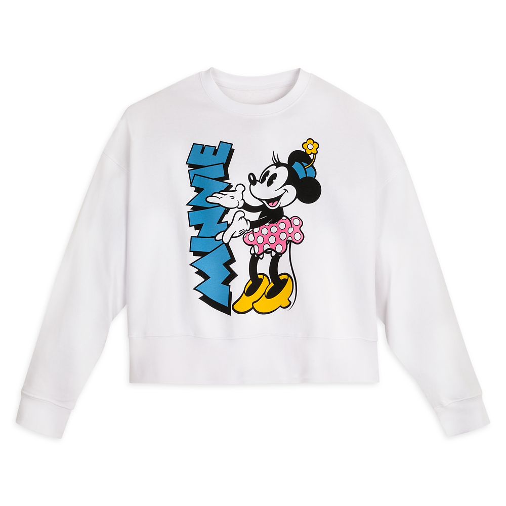 Disney Parks Womens Sweatshirt Sz Lg Mickey & Minnie Mouse