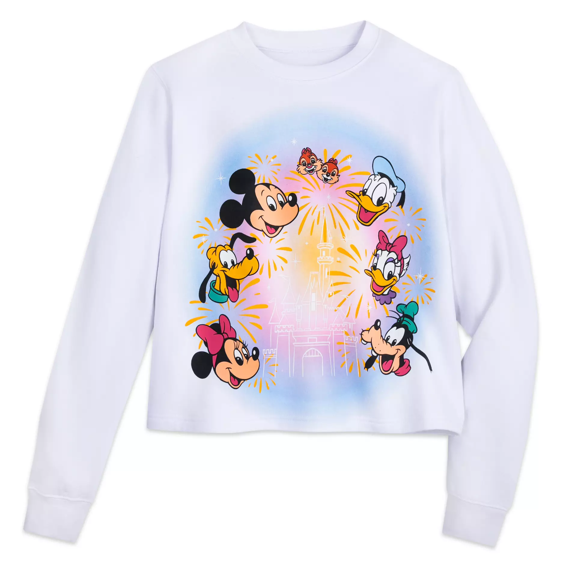 Mickey Mouse and Friends Fantasyland Castle Pullover Sweatshirt for Women Official shopDisney