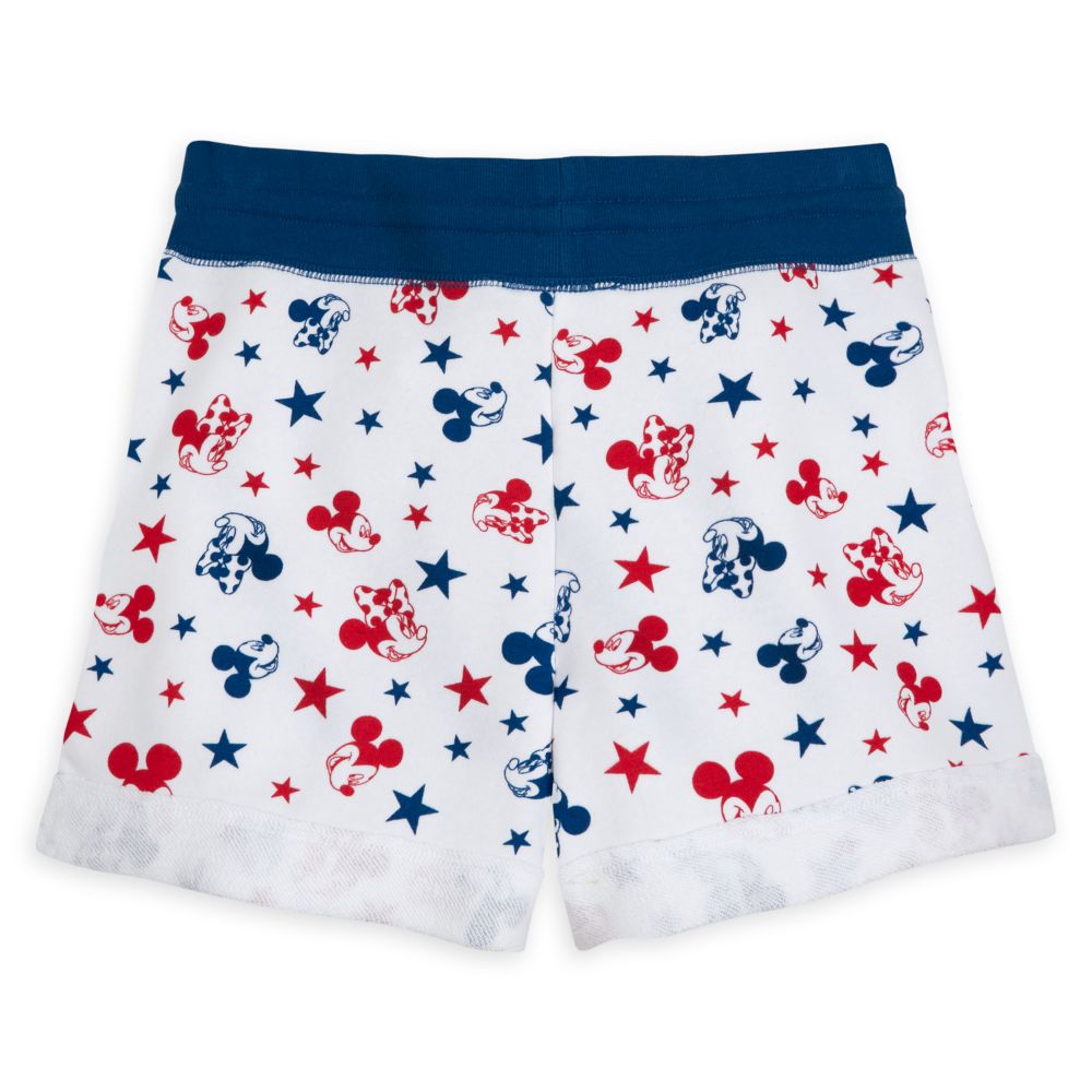 Mickey and Minnie Mouse Americana Knit Shorts for Women