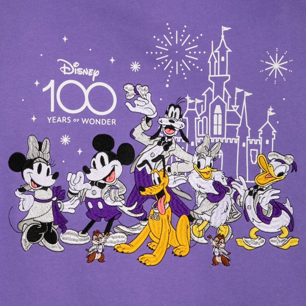 Mickey Mouse and Friends Disney100 Pullover Hoodie for Adults – Disneyland
