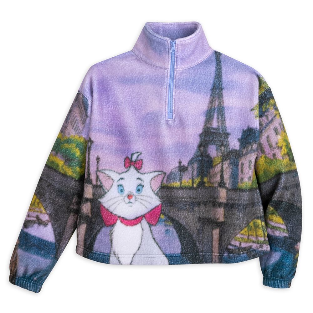 Marie 1/4 Zip Fleece Top for Adults – The Aristocats is now out
