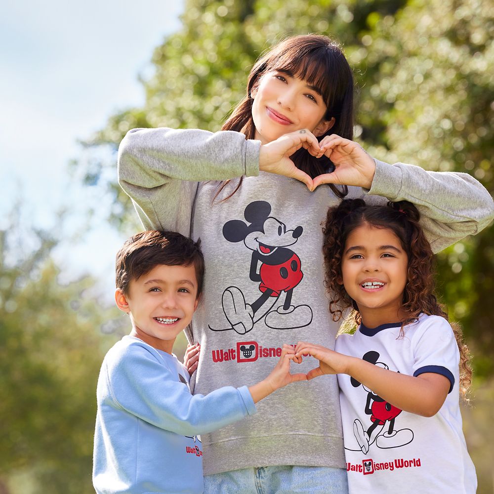 Mickey Mouse Classic Sweatshirt for Adults – Walt Disney World – Gray