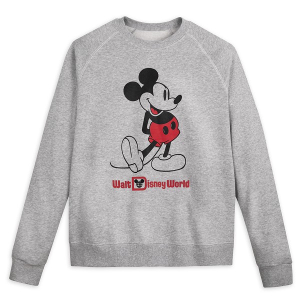 Mickey Mouse Classic Sweatshirt for Adults – Walt Disney World – Gray