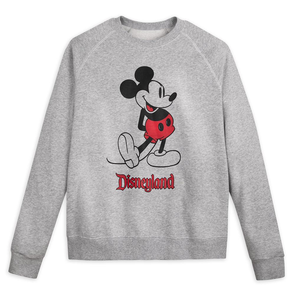 Mickey Mouse Classic Sweatshirt for Adults – Disneyland – Gray now available online