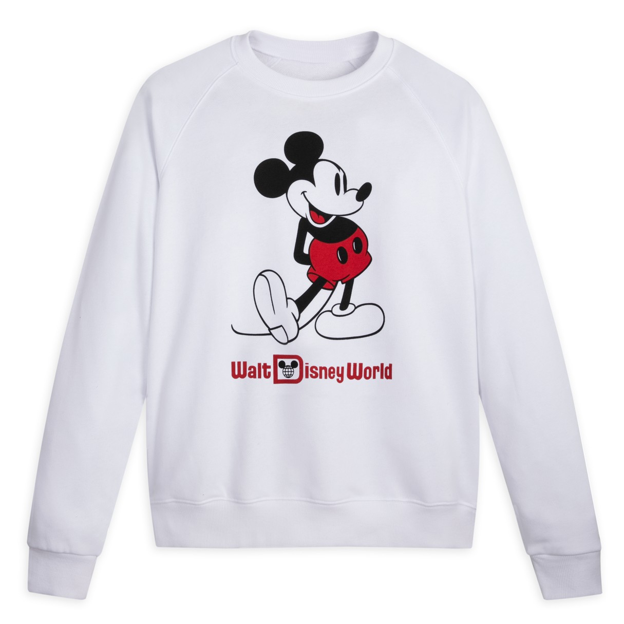 Mickey Mouse Classic Sweatshirt for Adults – Walt Disney World – White