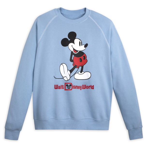 Mickey Mouse Classic Sweatshirt for Adults – Walt Disney World – Blue