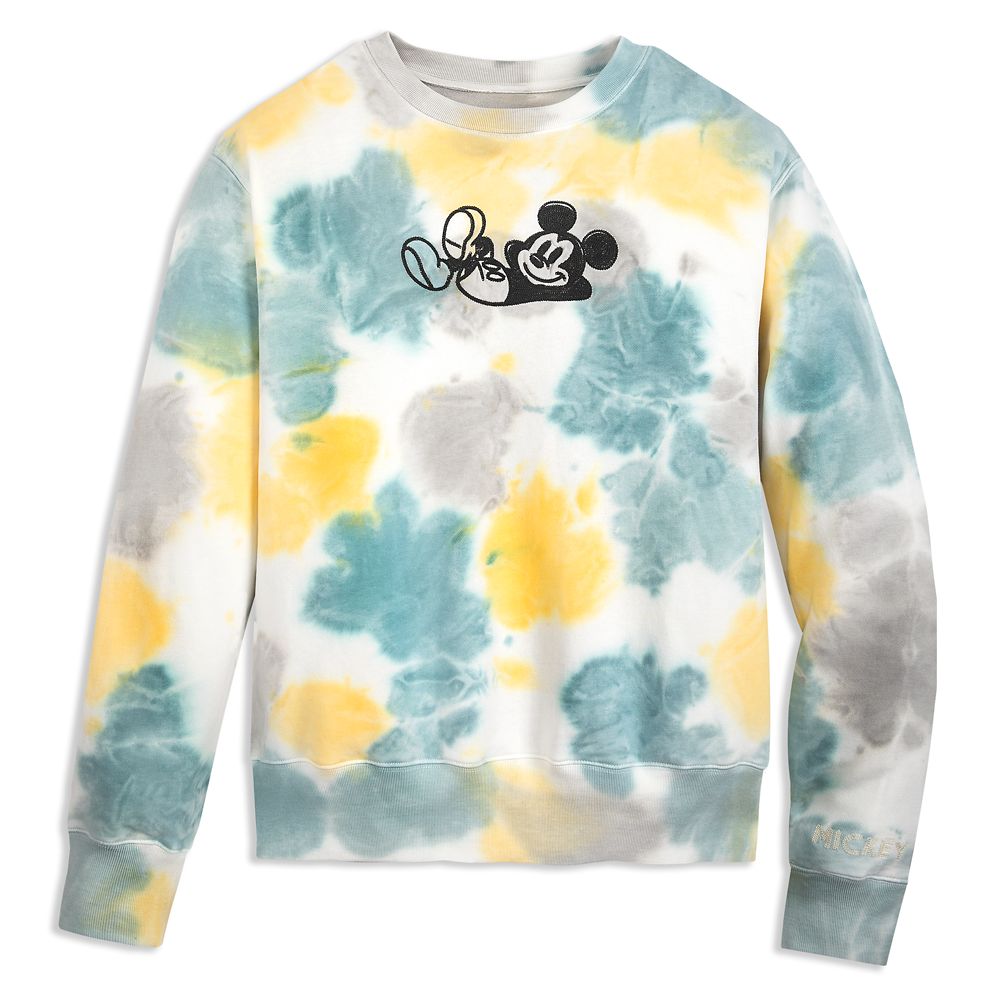 Mickey tie 2024 dye sweatshirt