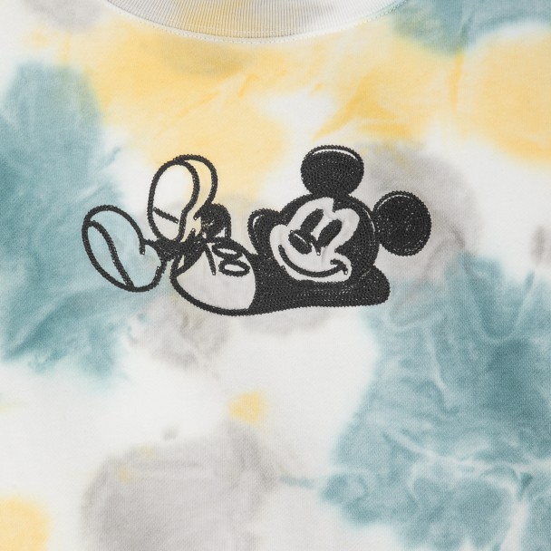Mickey Mouse Tie-Dye Fleece Pullover for Adults