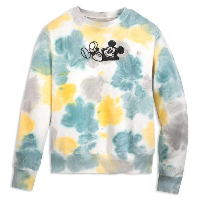 Mickey Mouse Tie-Dye Fleece Pullover for Adults