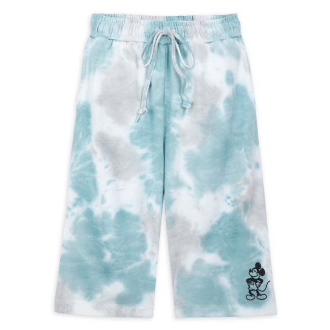 Mickey Mouse Tie-Dye Knit Shorts for Adults