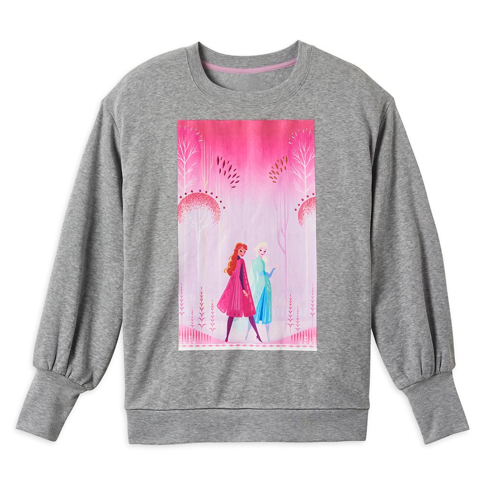 Anna and Elsa Sweatshirt for Women by Brittney Lee – Frozen 2 available online
