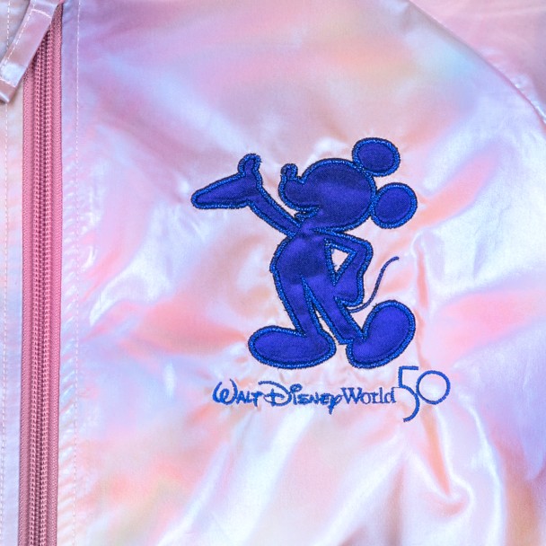Mickey Mouse Windbreaker Jacket for Women – Walt Disney World 50th Anniversary