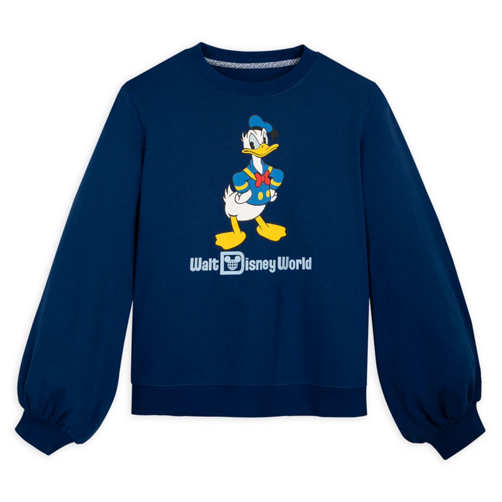 Donald Duck Pullover Sweatshirt for Adults – Walt Disney World released today