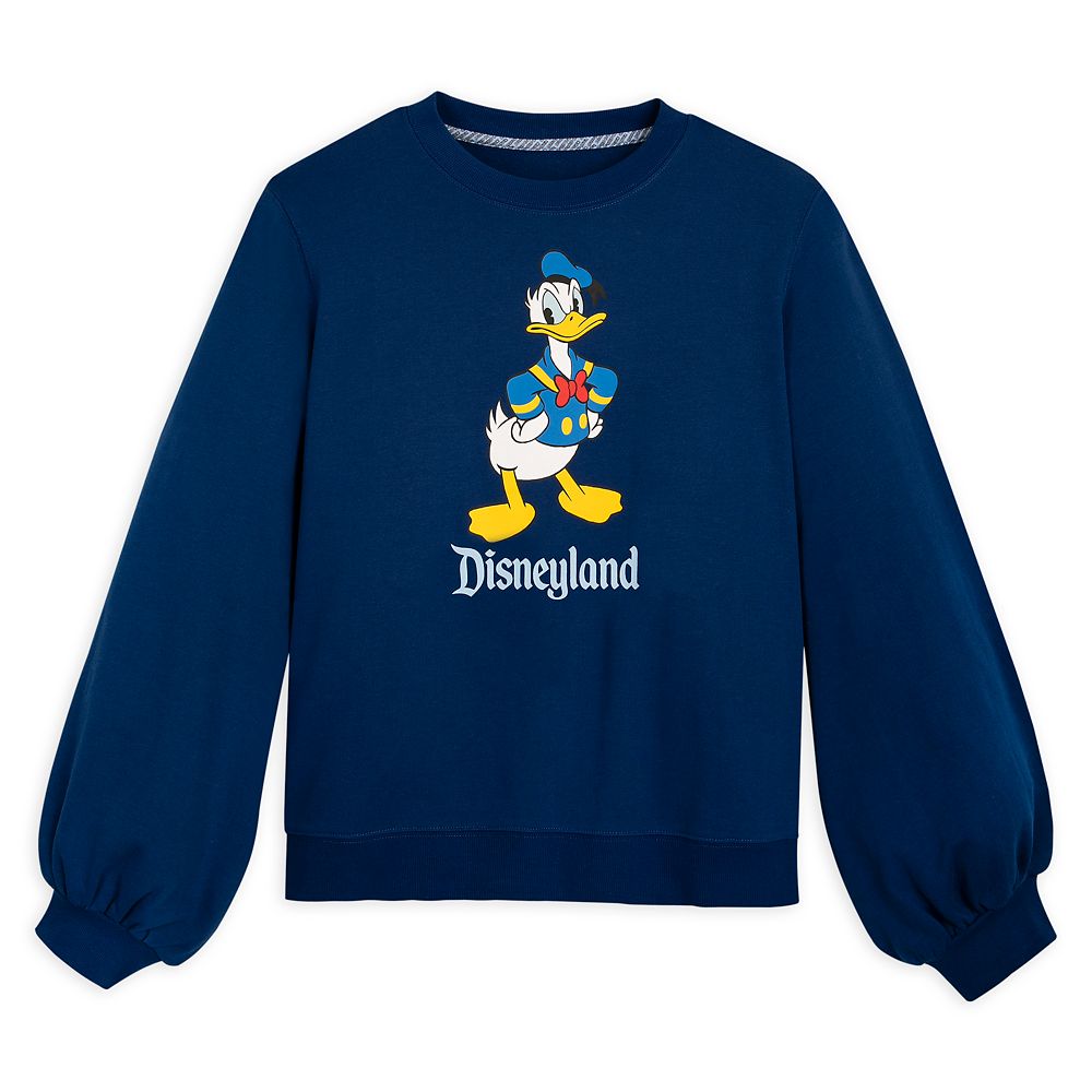 Donald Duck Pullover Sweatshirt for Adults – Disneyland released today