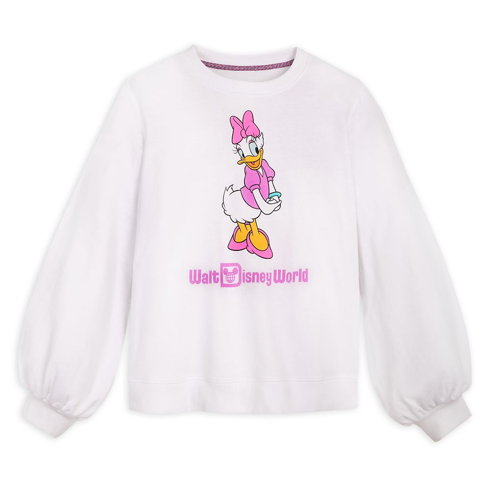 Daisy Duck Pullover Sweatshirt for Adults – Walt Disney World is now available online