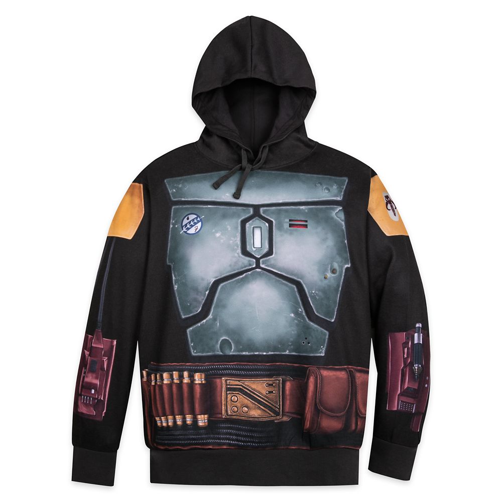 Boba Fett Costume Pullover Hoodie for Adults – Star Wars: The Book of Boba Fett is now available