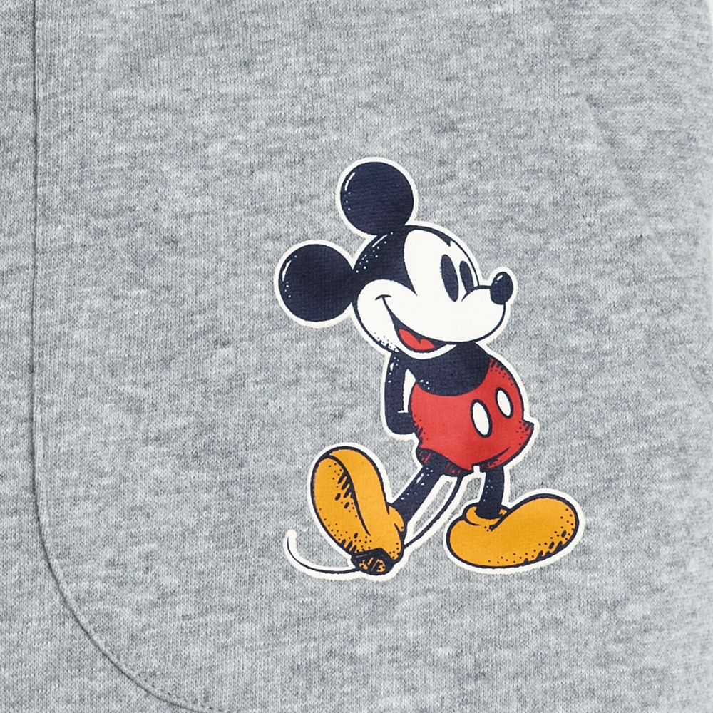 Mickey Mouse Classic Jogger Sweatpants for Adults – Grey
