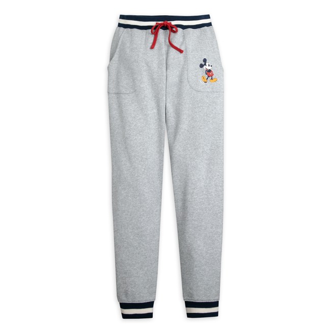 Mickey Mouse Classic Jogger Sweatpants for Adults – Grey