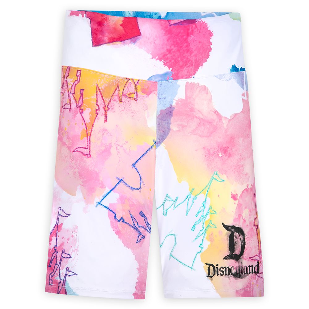 Disneyland Watercolor Shorts for Women