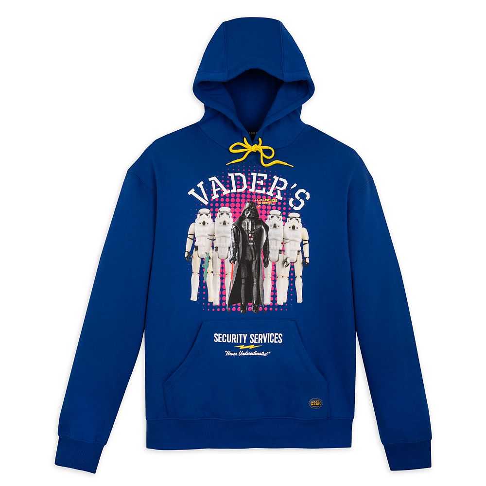 Star Wars ”Vader’s Security Services” Pullover Hoodie for Adults is now available for purchase