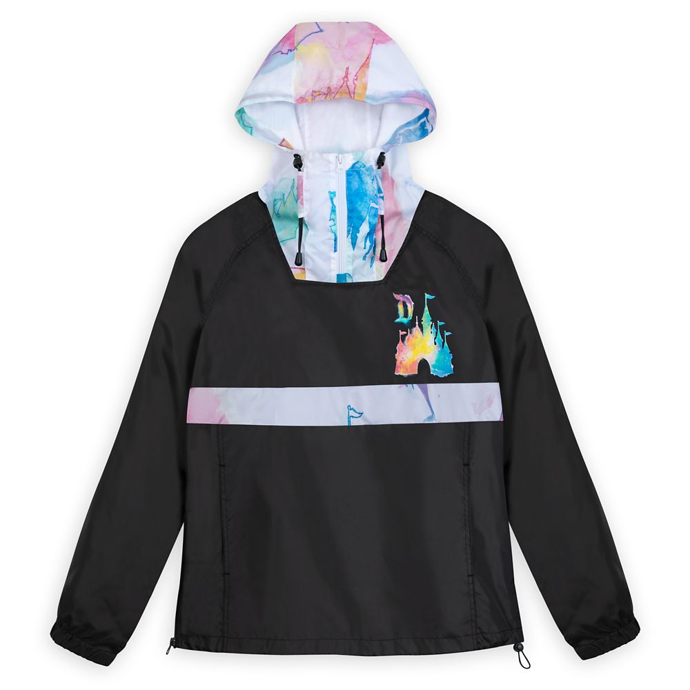 Disneyland Watercolor Pullover Hooded Jacket for Adults