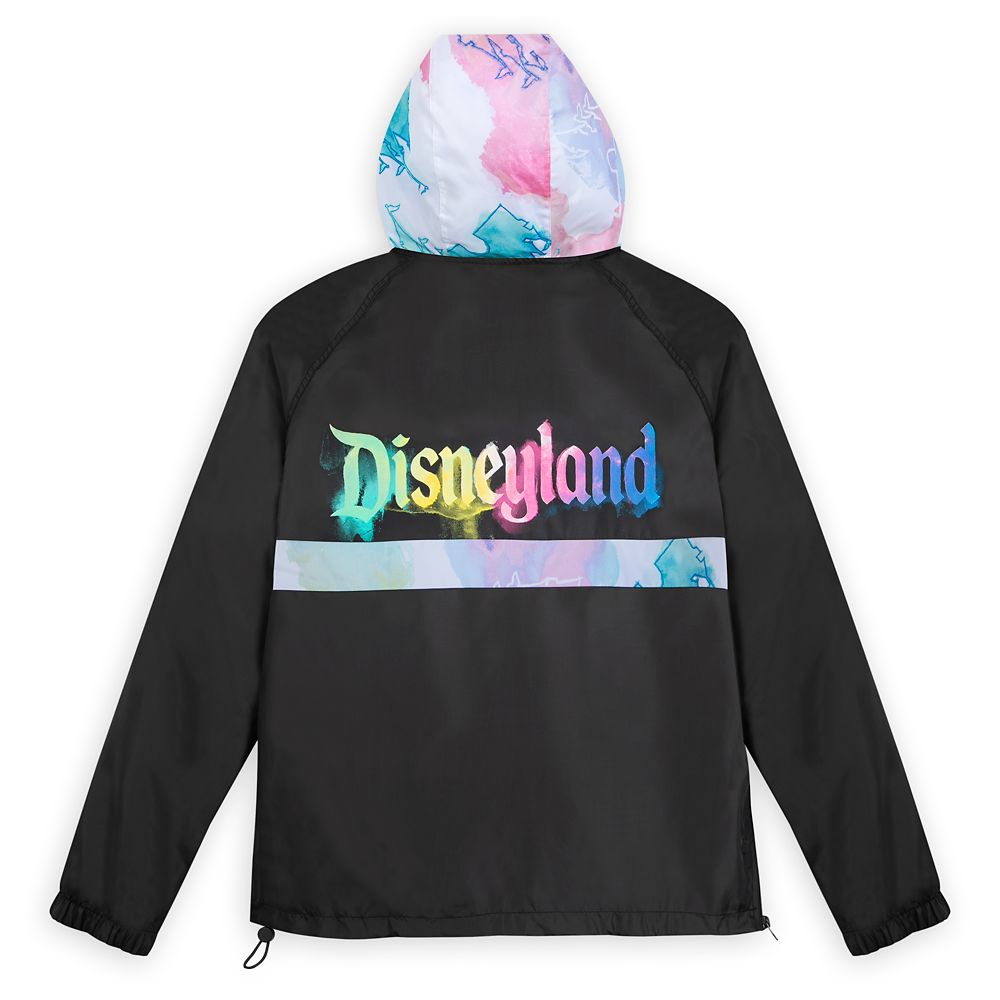 Disneyland Watercolor Pullover Hooded Jacket for Adults