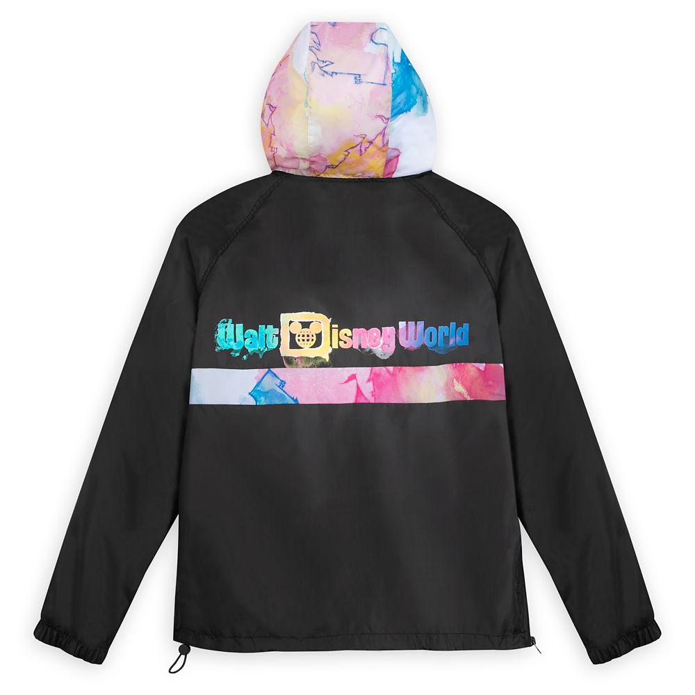 Walt Disney World Watercolor Pullover Hooded Jacket for Adults