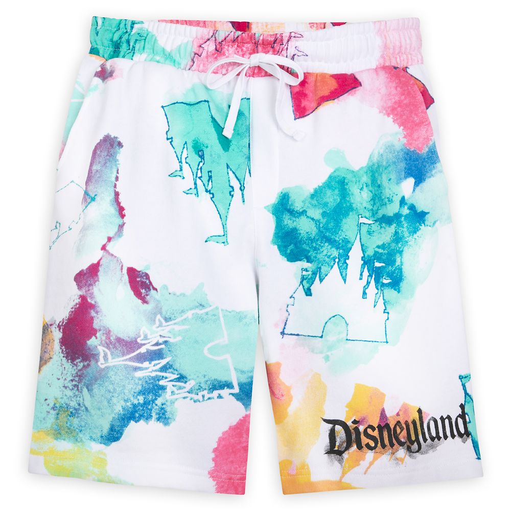Disneyland Watercolor Shorts for Men is now out for purchase