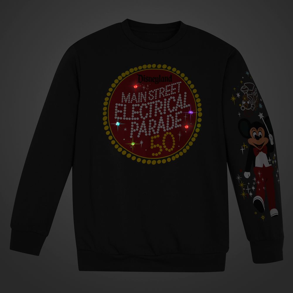 Main Street Electrical Parade 50th Anniversary Light-Up Fleece Pullover for Adults – Disneyland