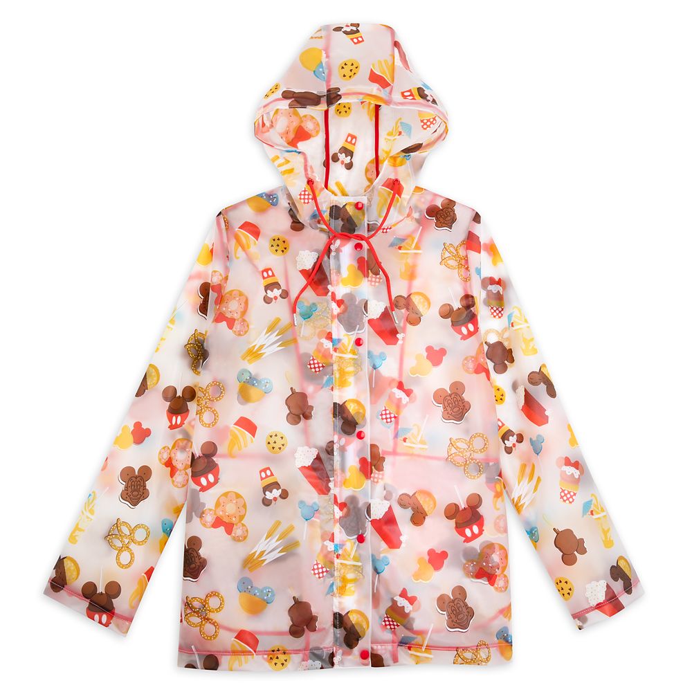 Mickey Mouse Snack Treats Rain Jacket for Adults now out