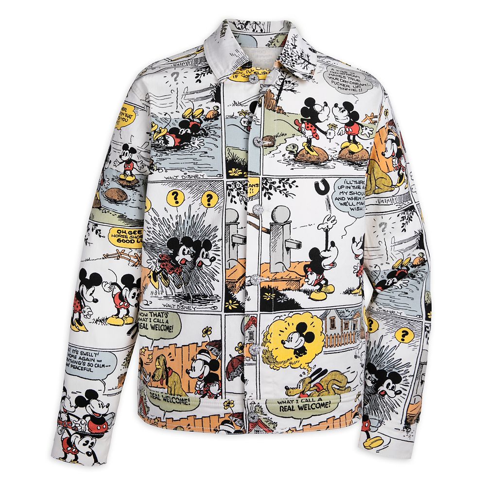 Mickey Mouse and Friends Denim Jacket for Men by Our Universe – Buy It Today!