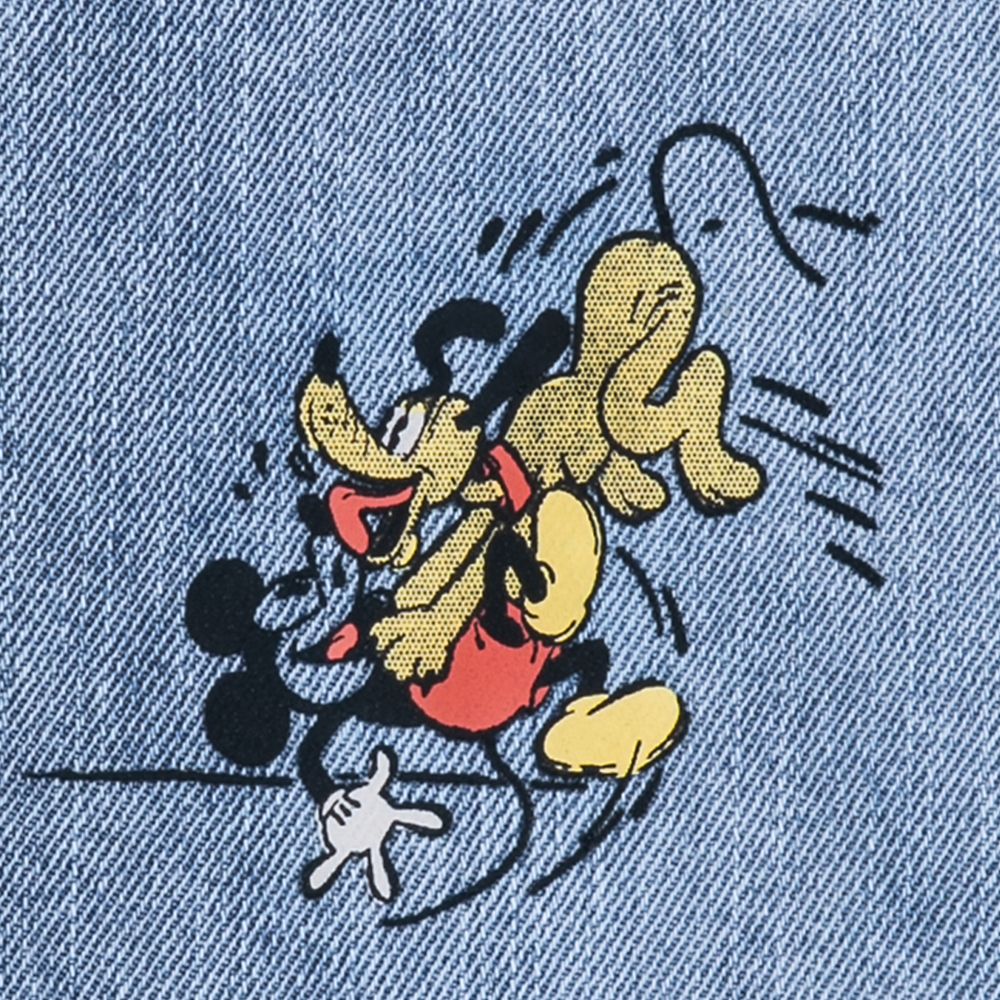 Mickey Mouse and Pluto Relaxed Fit Denim Pants for Men by Our Universe