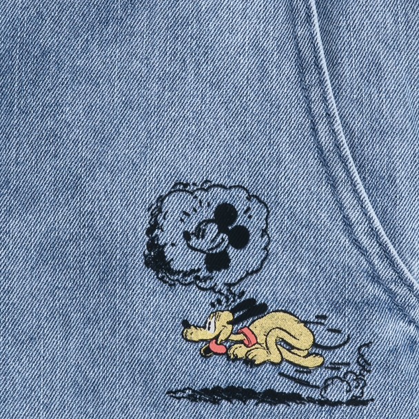 Mickey Mouse and Pluto Relaxed Fit Denim Pants for Men by Our Universe