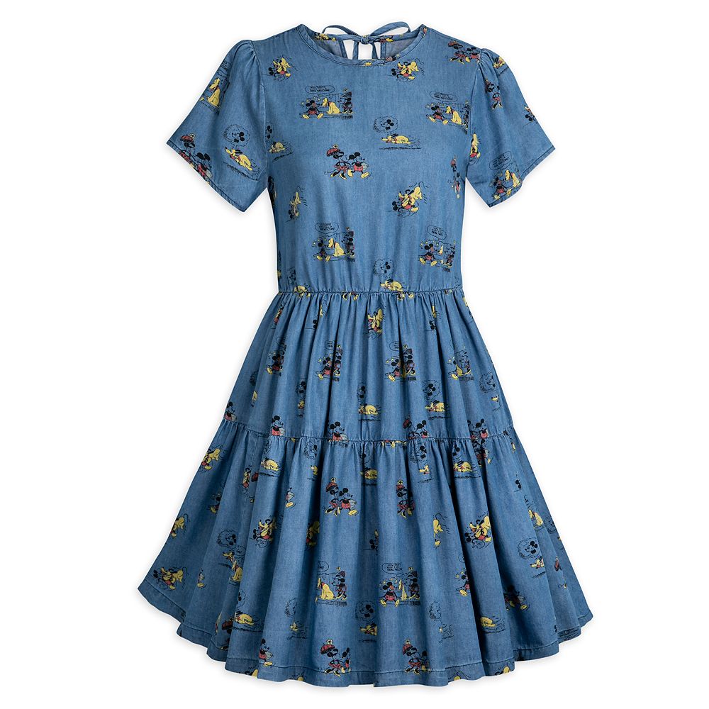 Mickey and Friends Chambray Dress for Women by Our Universe