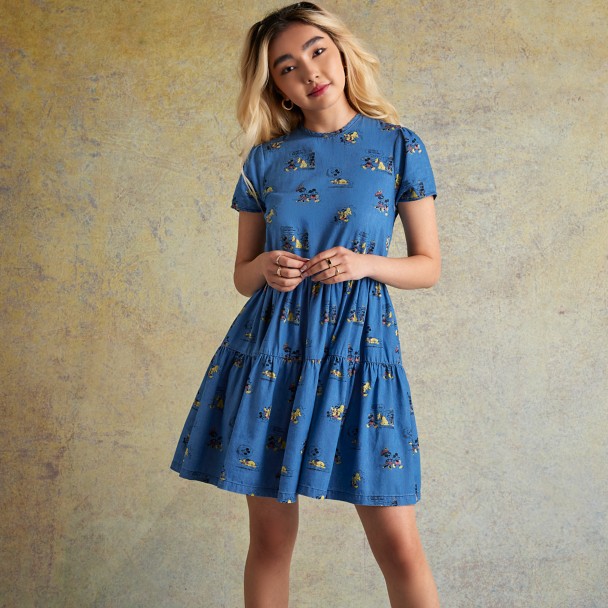 Mickey and Friends Chambray Dress for Women by Our Universe