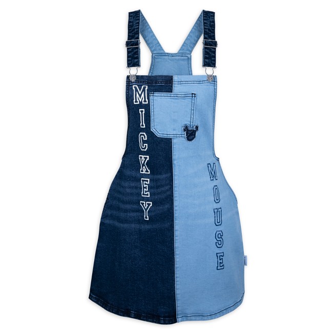 Mickey Mouse Denim Overall Dress for Women by Her Universe