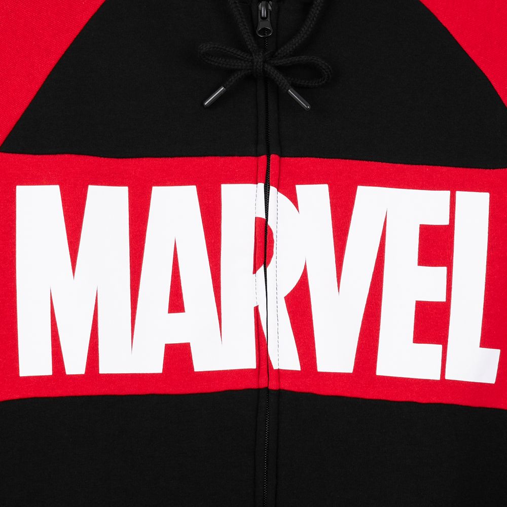 Marvel Logo Zip Hoodie for Adults by Our Universe