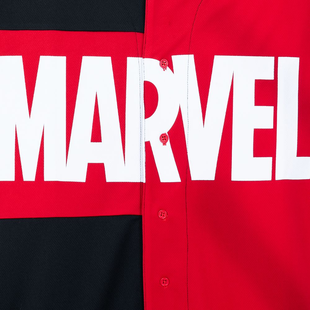 Marvel Logo Baseball Jersey for Adults by Our Universe